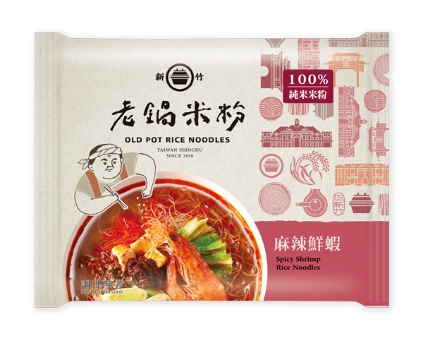 純米麻辣鮮蝦風味湯米粉 1